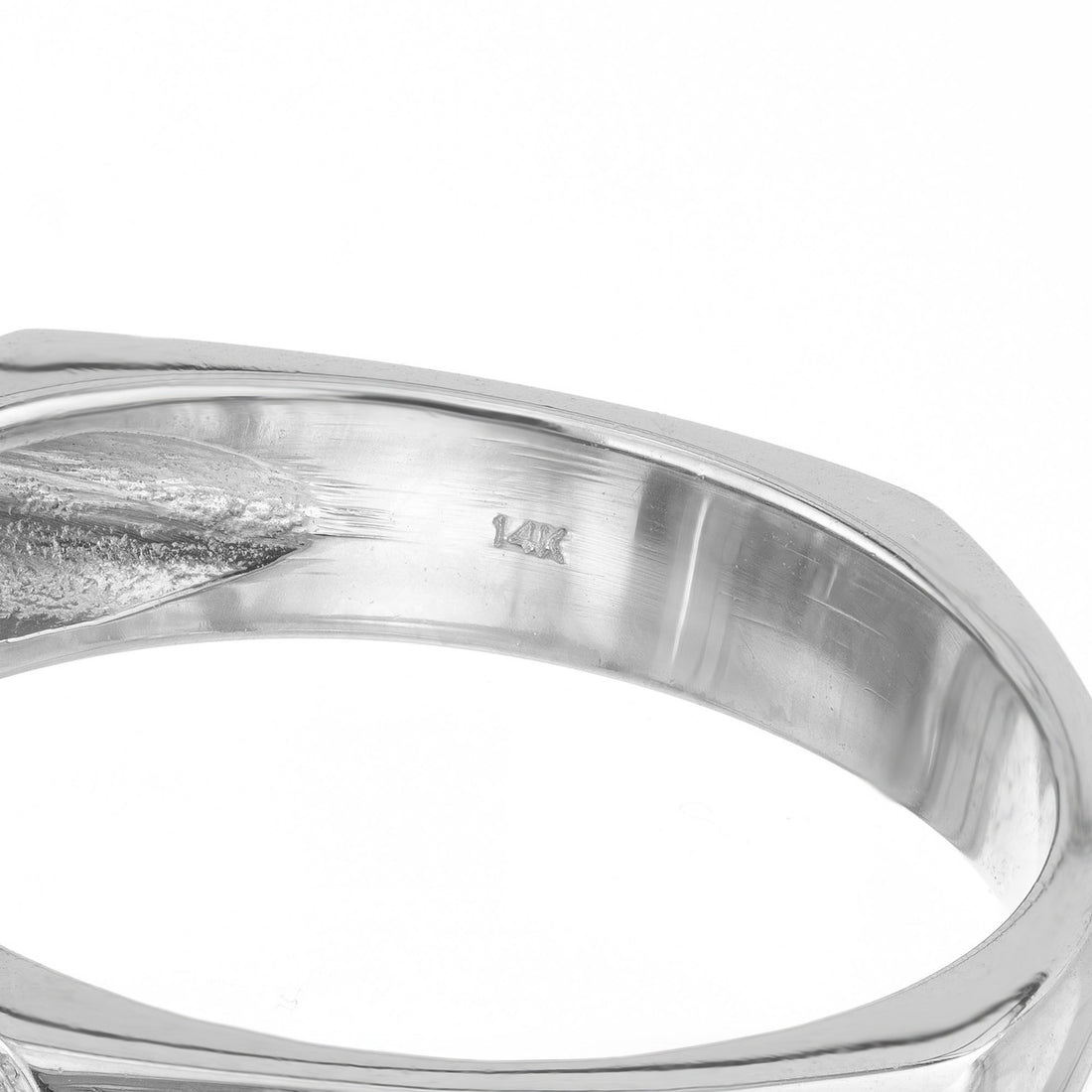 1.07 Carat Pave Diamond White Gold Dome Ring – image 7