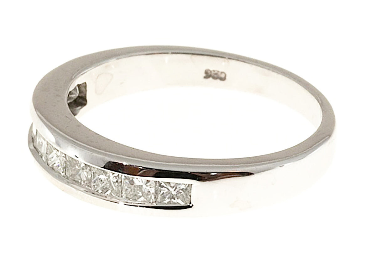 Vintage Raised Top 10 Princess Cut Diamond Channel Band .75ct Ring Size 7 – image 7