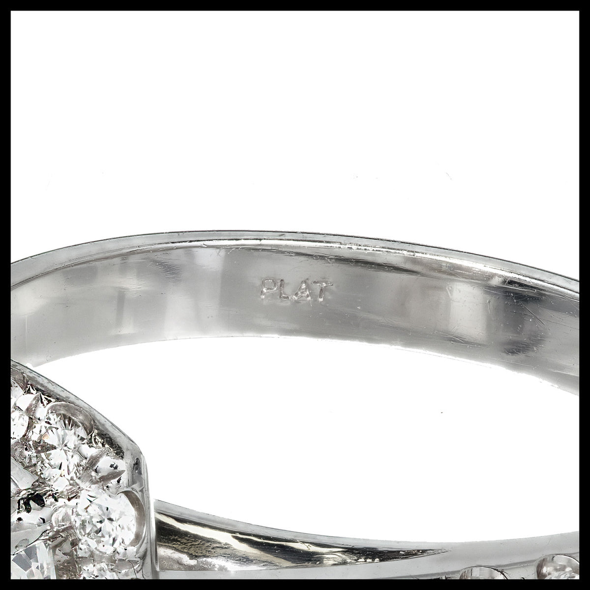 Peter Suchy GIA Certified 1.81 Carat Diamond Halo Platinum Engagement Ring – image 7