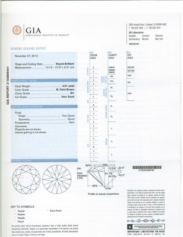 GIA Certified 4.01 Carat Diamond Platinum Split Shank Engagement Ring – image 3