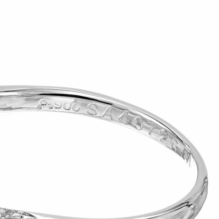 .30 Carat Diamond Swirl Platinum Engagement Ring – image 4