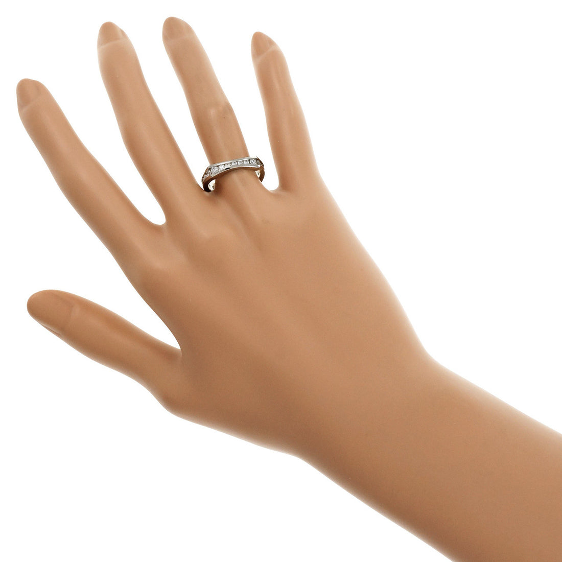 Peter Suchy Diamond Eternity Band Ring Platinum – image 7