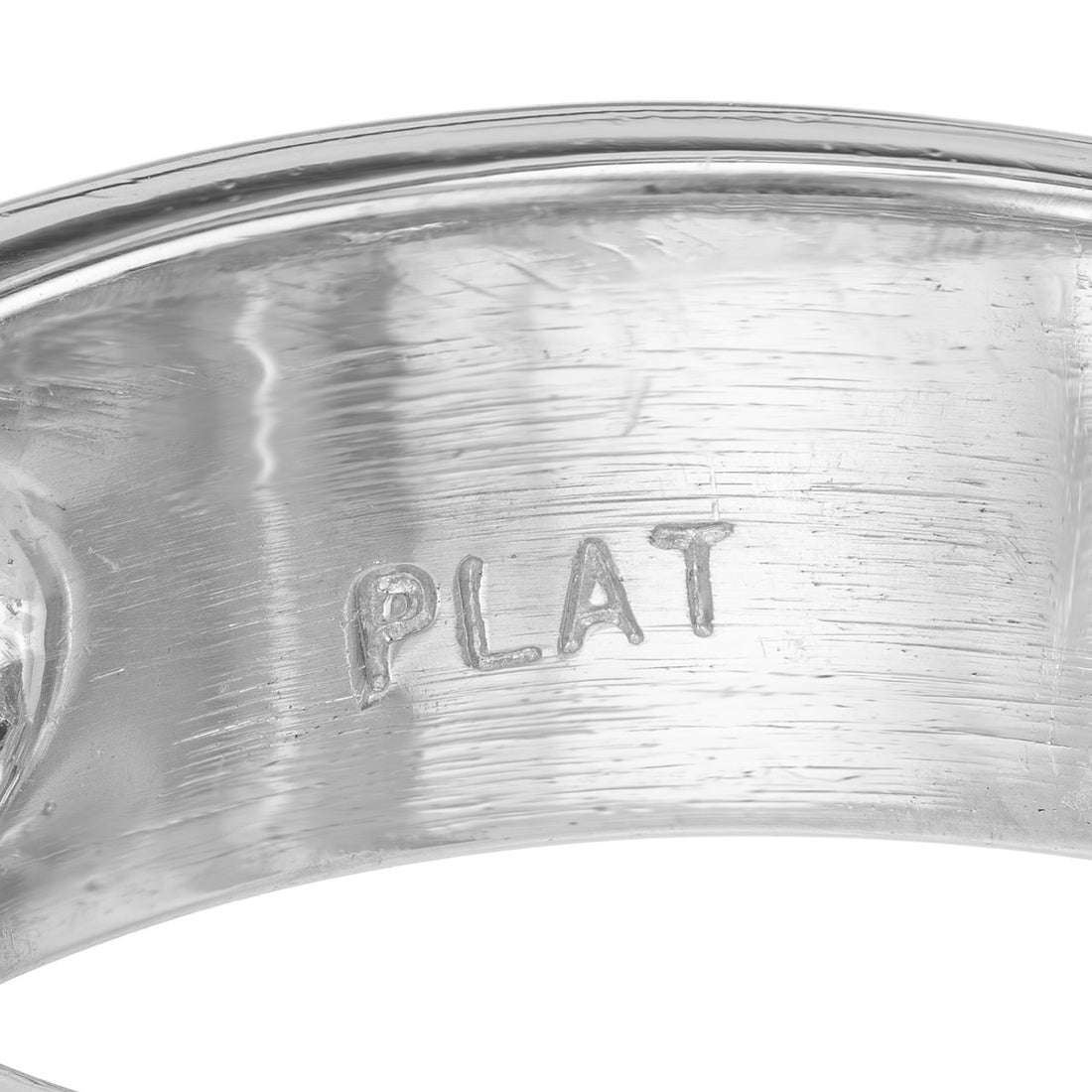 1.50 Carat Diamond Princess Cut Two-Row Wedding Band Platinum Ring – image 7