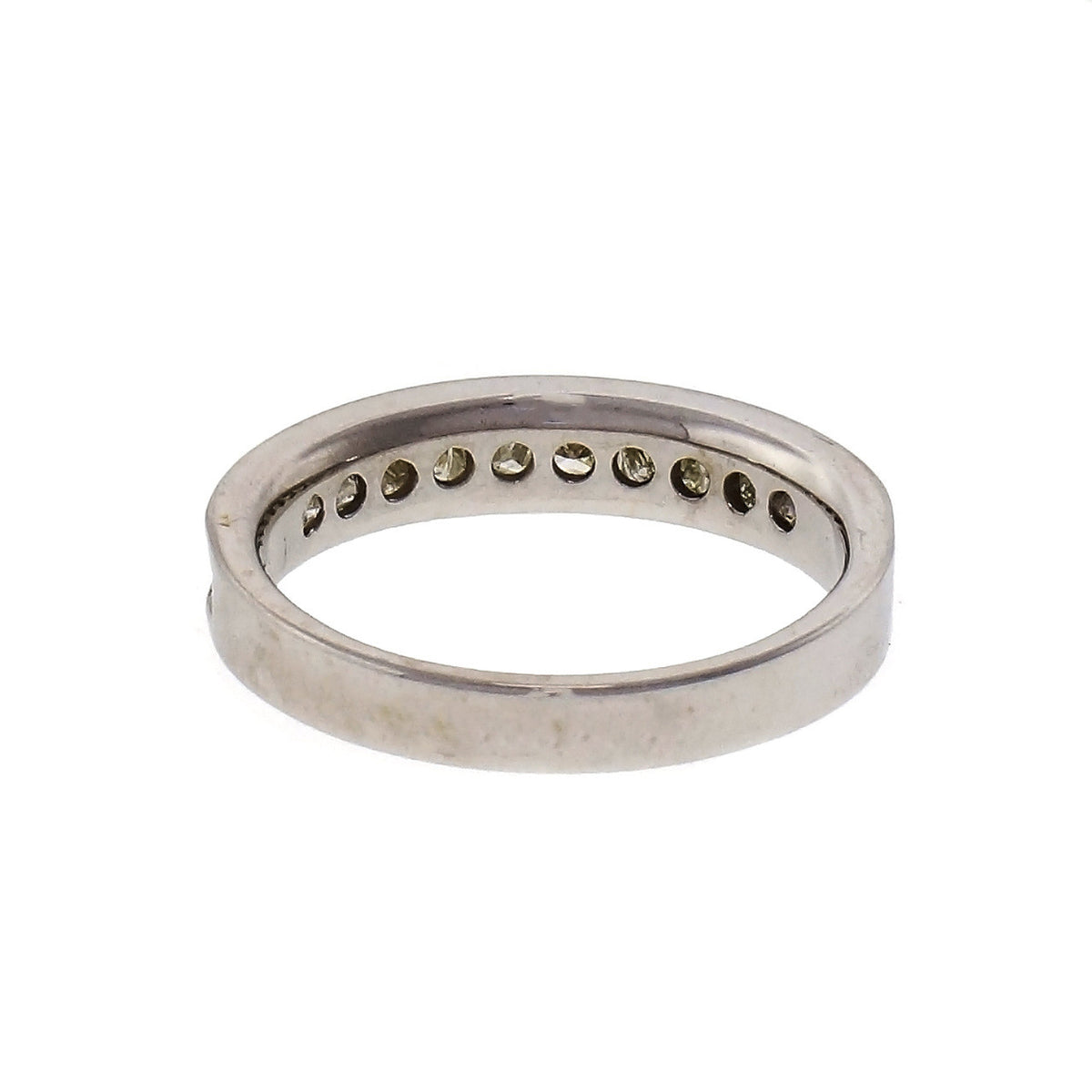 .80ct Princes Cut Diamond Channel Set 14k White Gold Wedding Band Ring – image 4