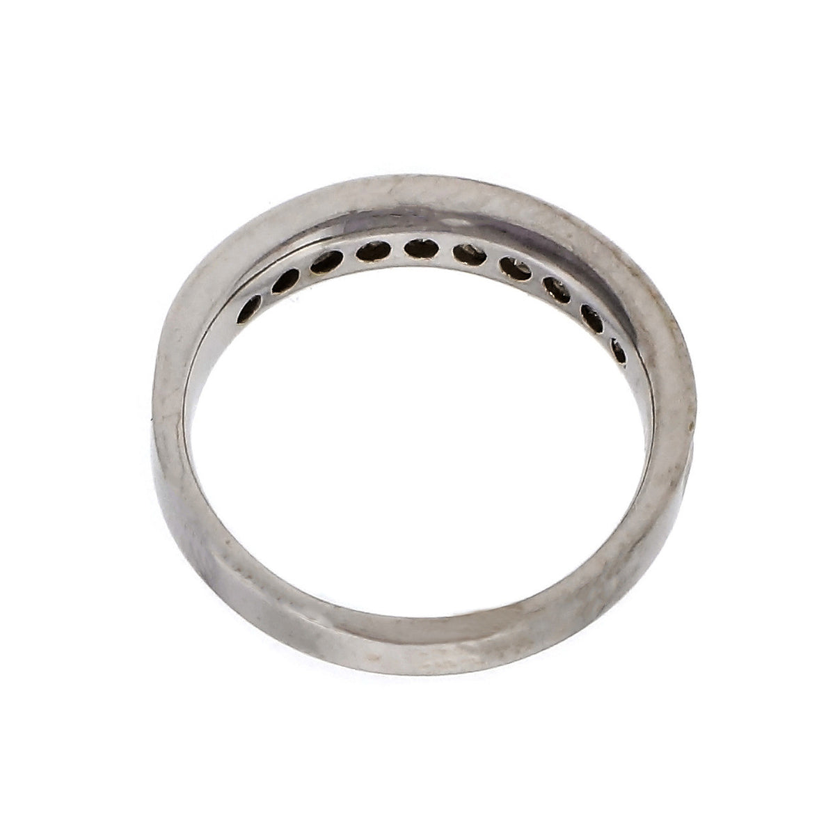.80ct Princes Cut Diamond Channel Set 14k White Gold Wedding Band Ring – image 5