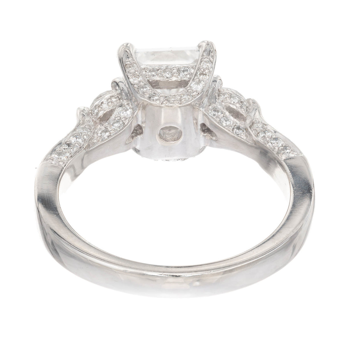 Peter Suchy GIA Certified 2.02 Carat Diamond Platinum Engagement Ring – image 5