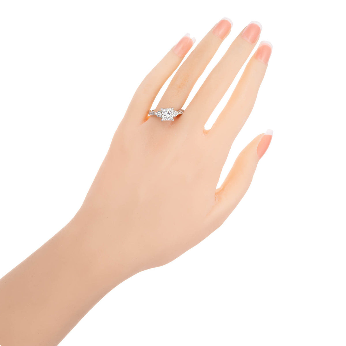 Peter Suchy GIA Certified 2.02 Carat Diamond Platinum Engagement Ring – image 7