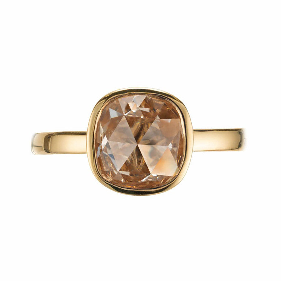 OLD LISTING Peter Suchy 1.35 Carat Light Brown Diamond Gold Solitaire Engagement Ring – image 2
