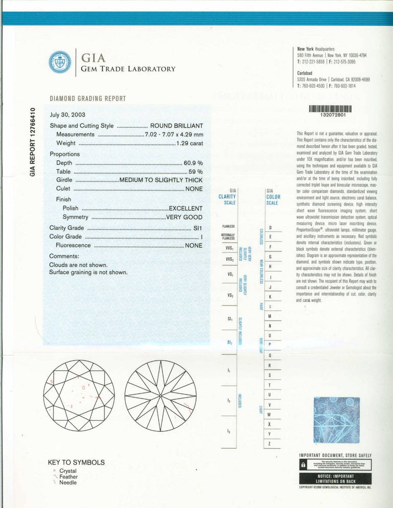 GIA Certified 1.29 Carat Calibre Sapphire Diamond Platinum Domed Engagement Ring – image 3