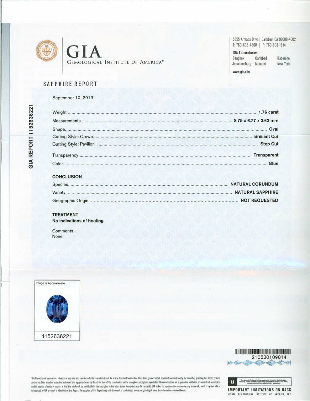 GIA Certified 8.63 Carat Yellow Blue Sapphire Gold Three-Stone Engagement Ring – image 5