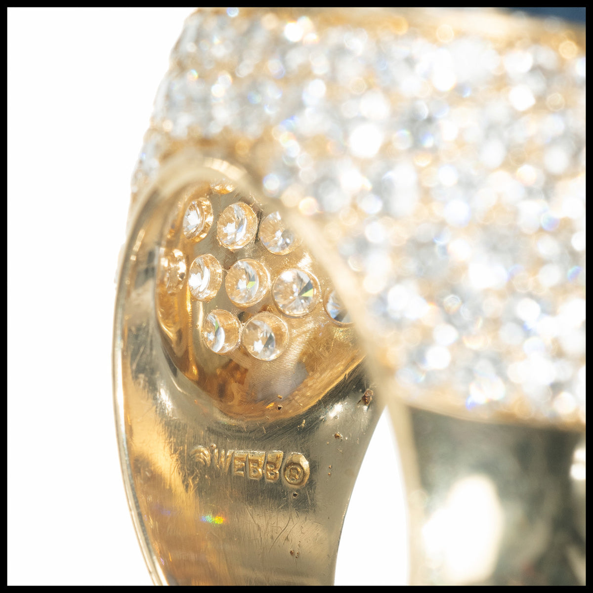 OLD LISTING David Webb 14.4 Carat Star Sapphire Diamond 18k Yellow Gold Ring – image 6