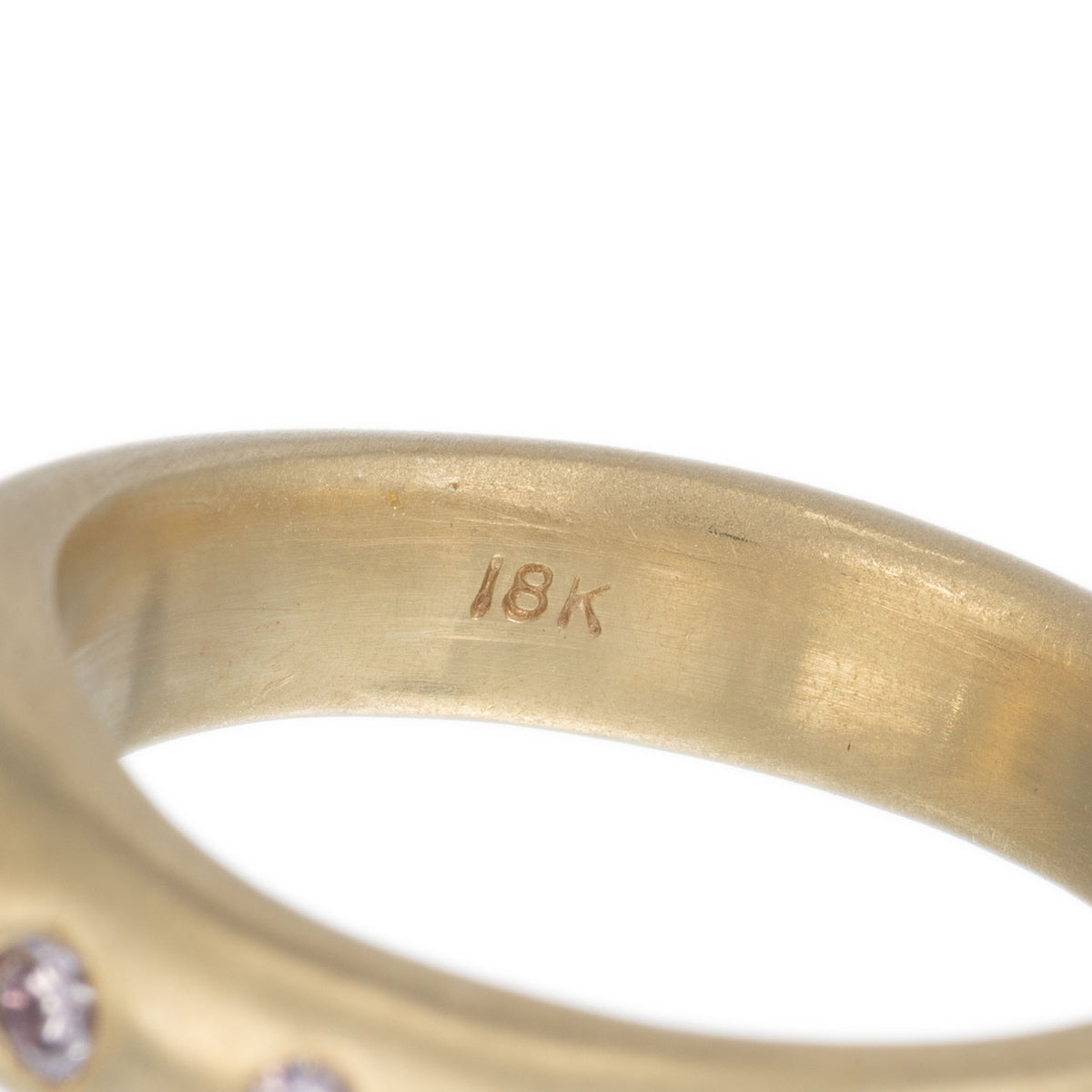 Robin Rotenier GIA Certified 4.64 Spinel Pink Diamond Yellow Gold Cocktail Ring – image 6