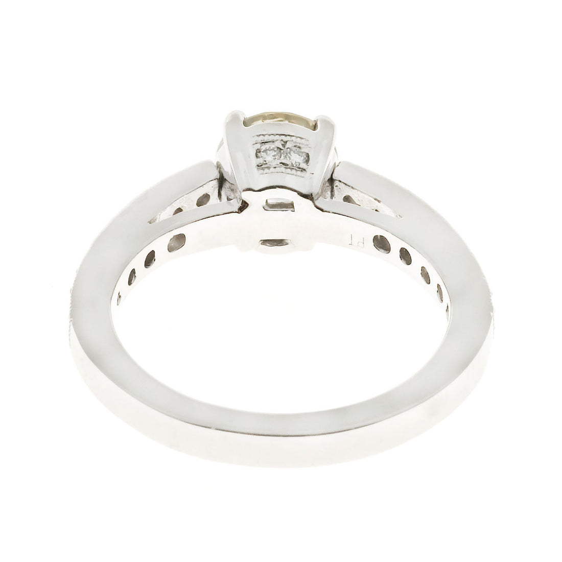 Peter Suchy Natural Brown Green Yellow Diamond Engagement Ring Platinum – image 8