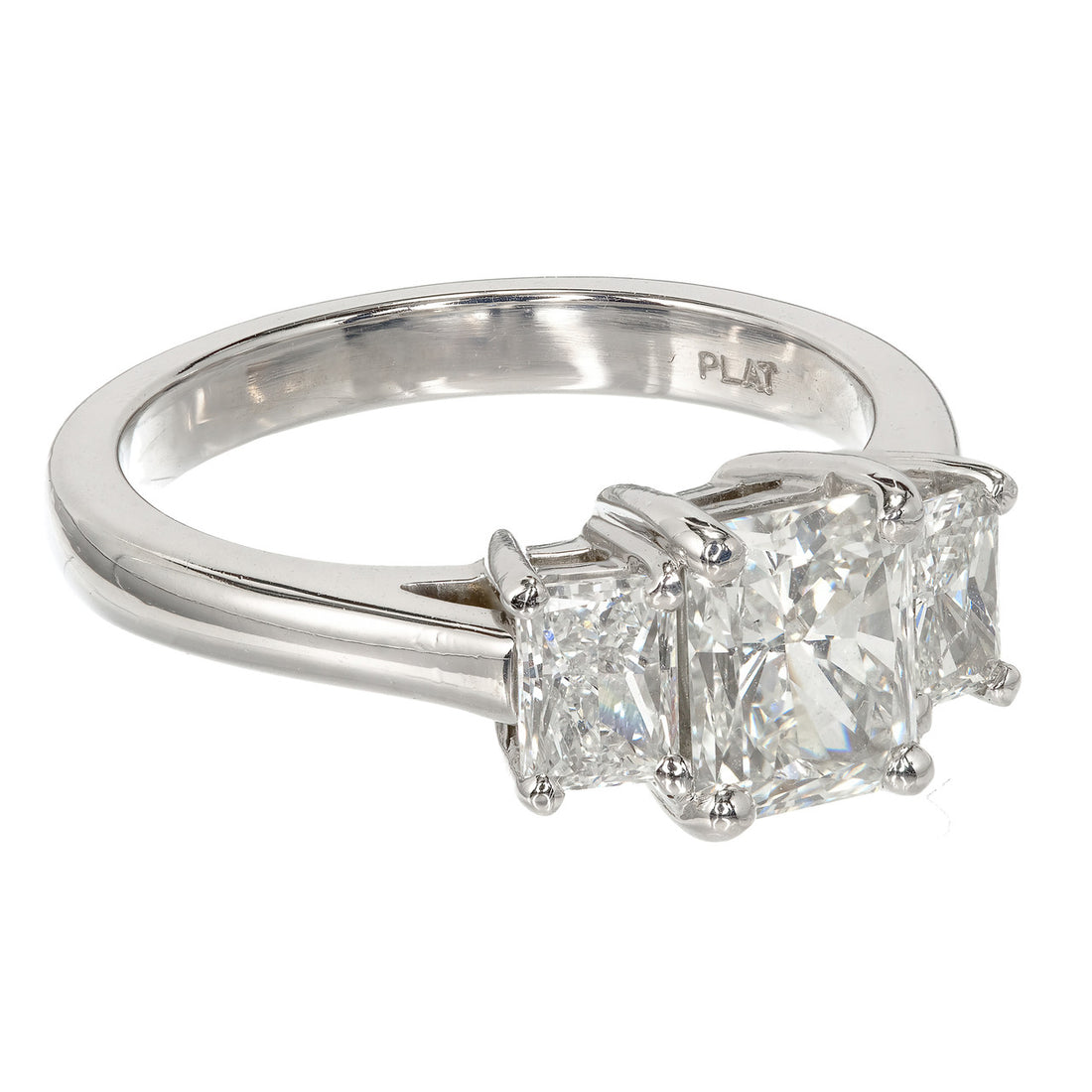 Peter Suchy GIA Certified 1.21 Carat Diamond Platinum Engagement – image 3