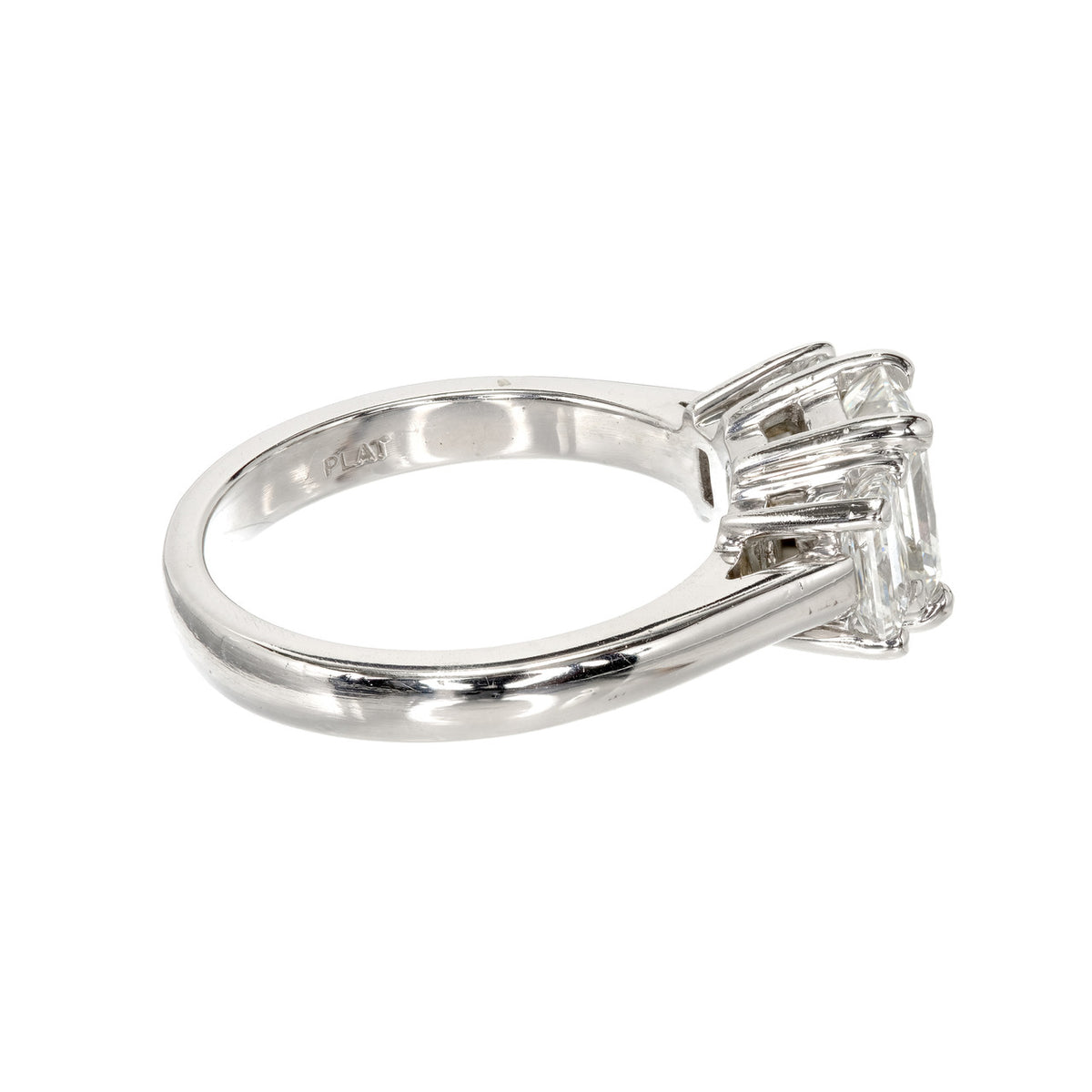 Peter Suchy GIA Certified 1.21 Carat Diamond Platinum Engagement – image 4