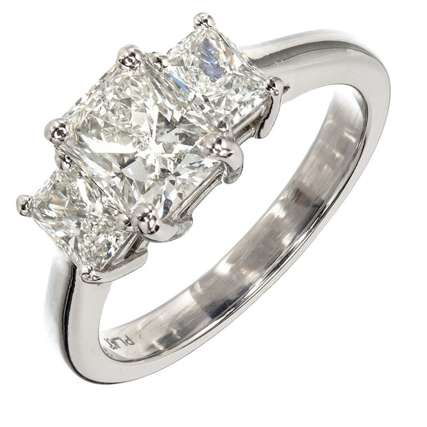 Peter Suchy GIA Certified 1.21 Carat Diamond Platinum Engagement