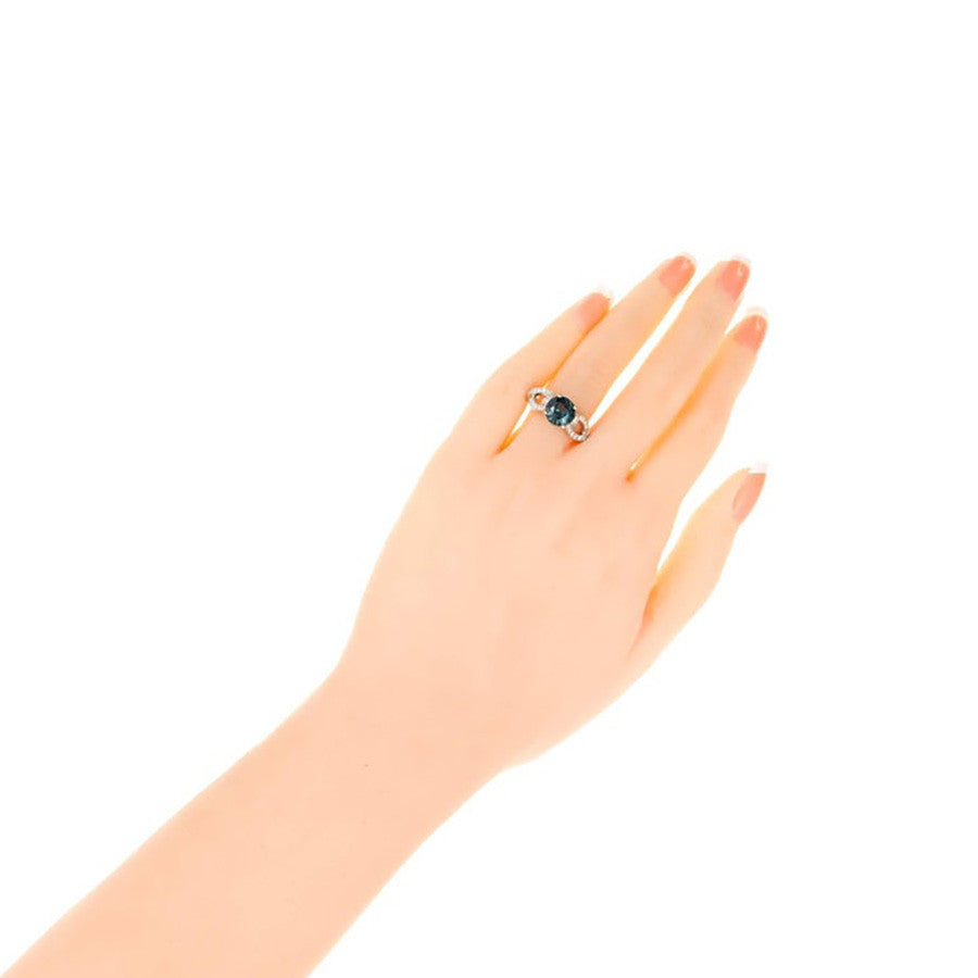 Peter Suchy 2.70 Carat Sapphire Diamond Platinum Engagement Ring – image 7