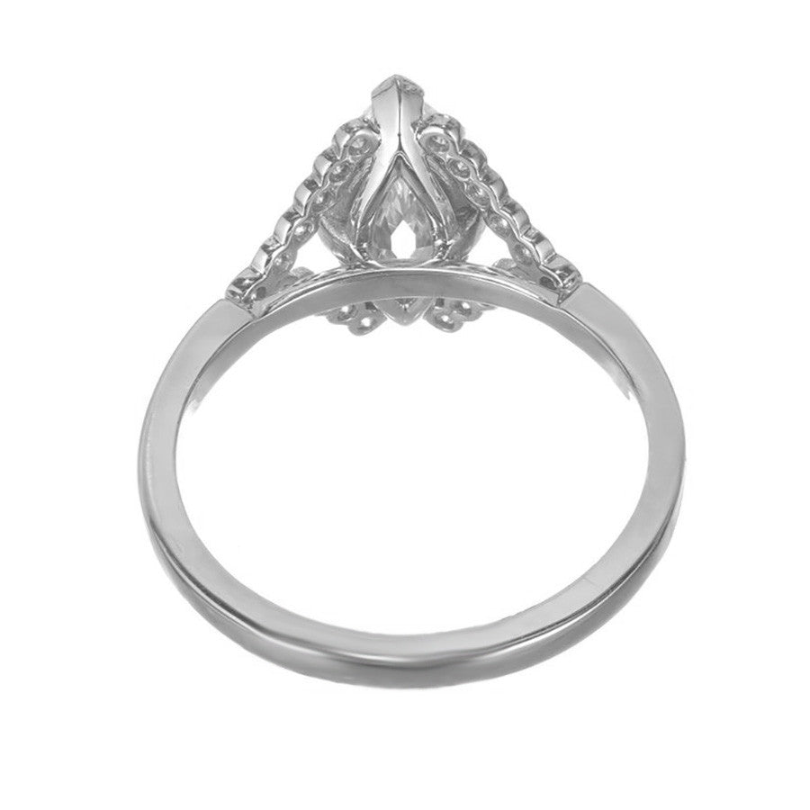 Peter Suchy GIA Certified 1.78 Carat Marquise Diamond Platinum Engagement Ring – image 6