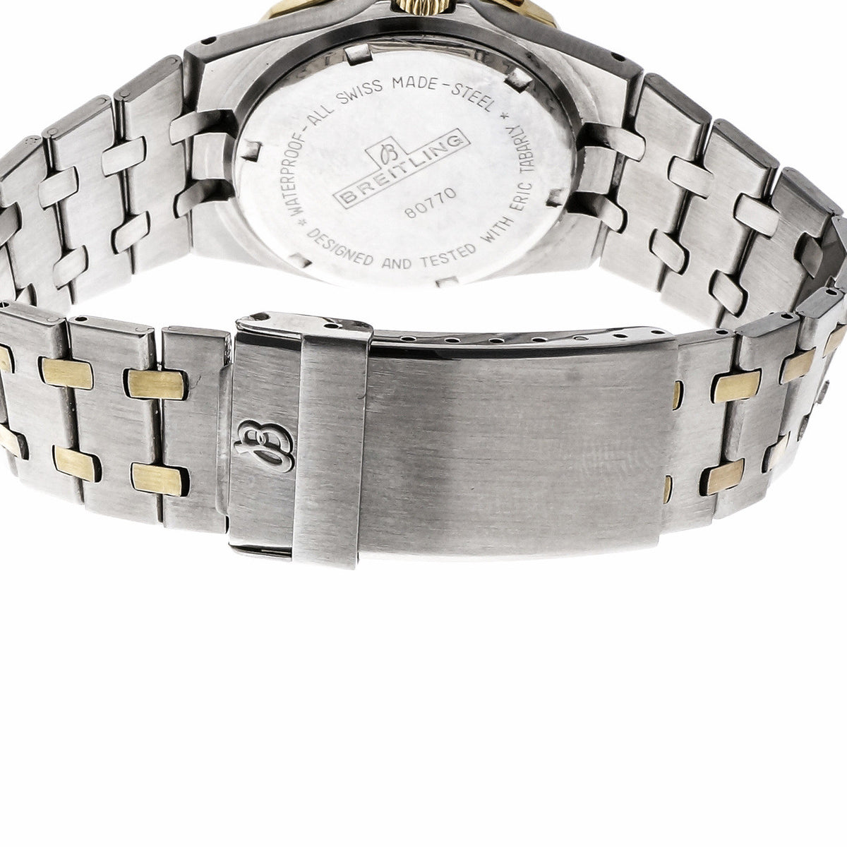 Breitling Tabarly Wrist Watch Quartz Slate Dial circa 1980 – image 5