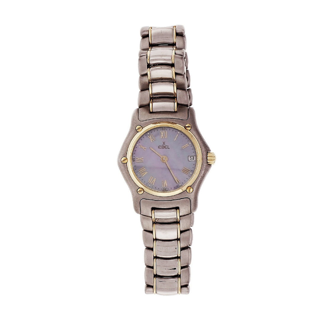 Ebel 1911 Ladies Steel &amp; 18k Gold Watch Mother Of Pearl Dial – image 3