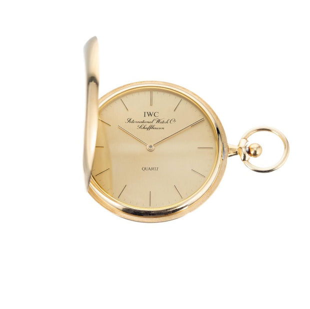 International Watch Company Yellow Gold Hunting Case Pocket Watch