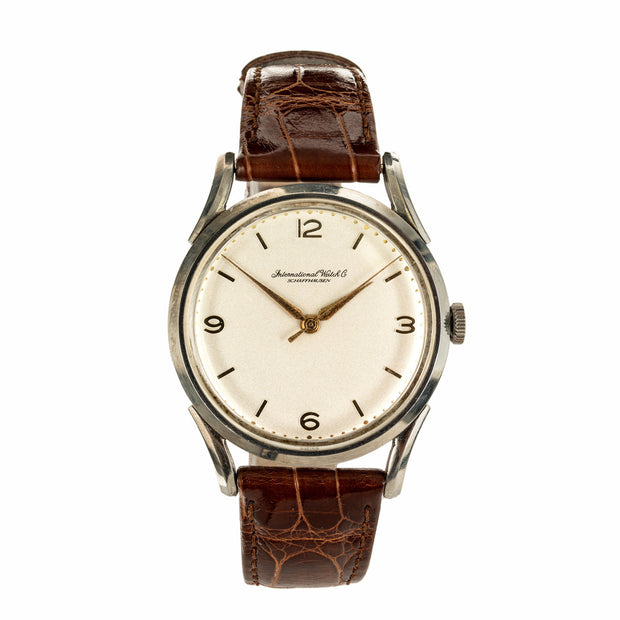 IWC Stainless Steel Men's Wristwatch Circa 1940's