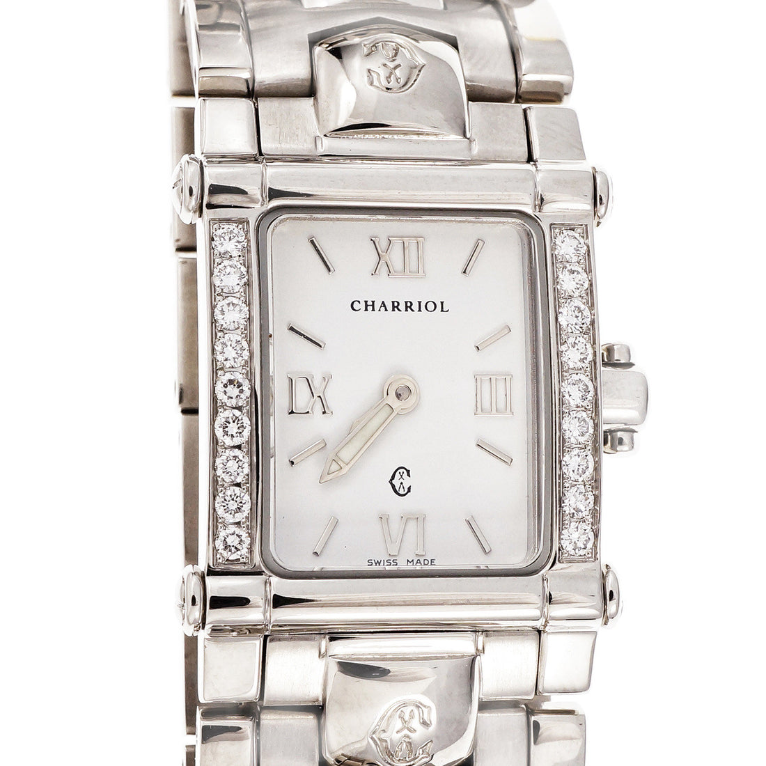 Ladies Charriol Watch With White Dial & Diamonds – image 3