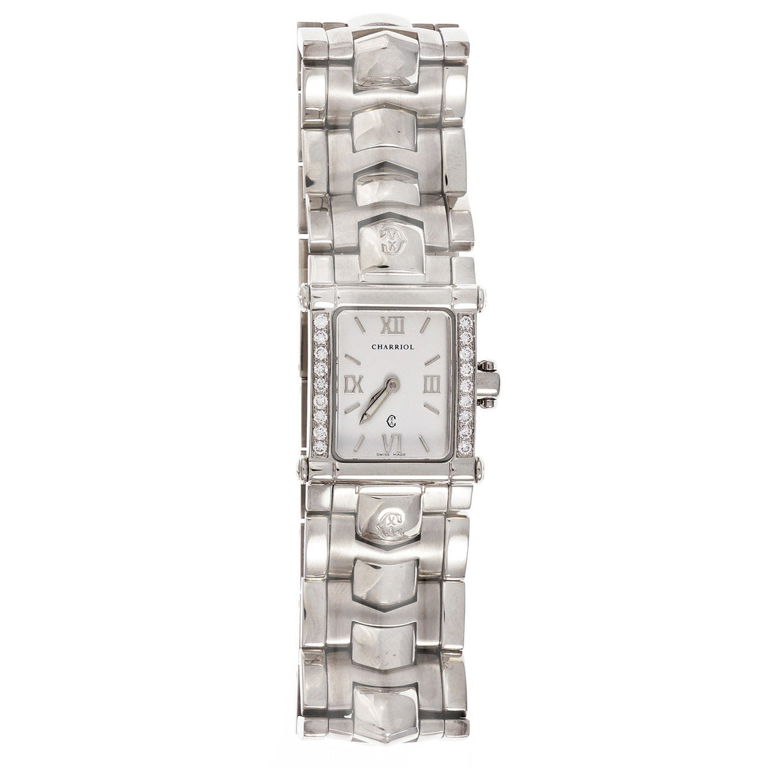 Ladies Charriol Watch With White Dial & Diamonds – image 2