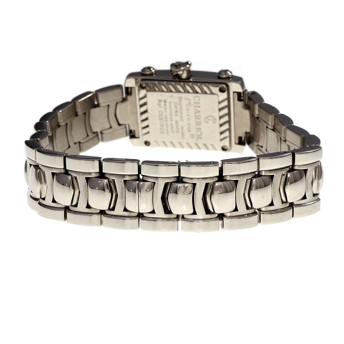 Charriol Columbus Ladies Steel Wrist Watch Fancy Dial Diamond Bezel – image 6