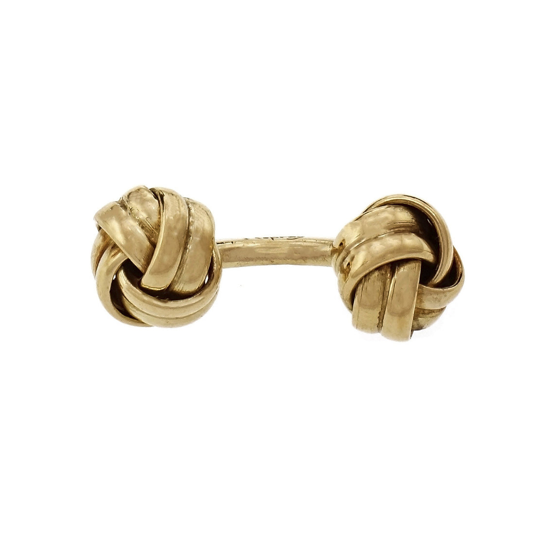Asprey 18k Yellow Gold Love Knot Cuff Links – image 4