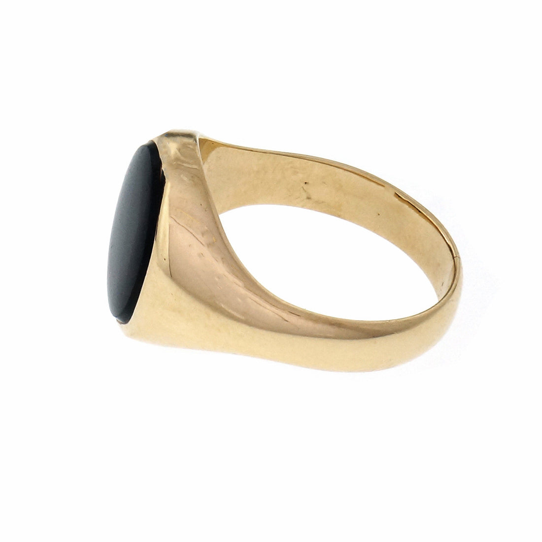 Larter &amp; Sons Quartz  Bloodstone Yellow Gold Men’s Ring – image 3