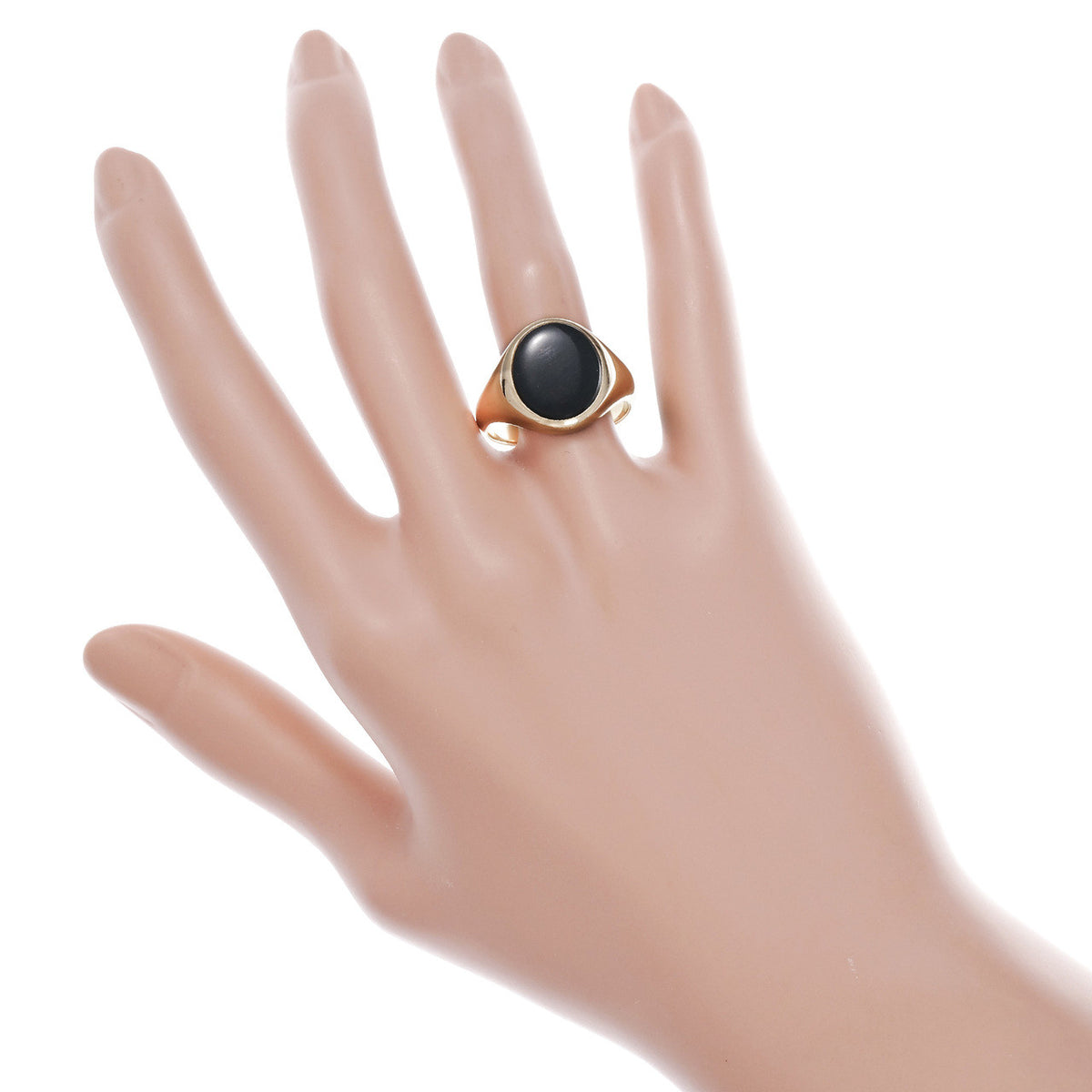 Larter &amp; Sons Quartz  Bloodstone Yellow Gold Men’s Ring – image 7