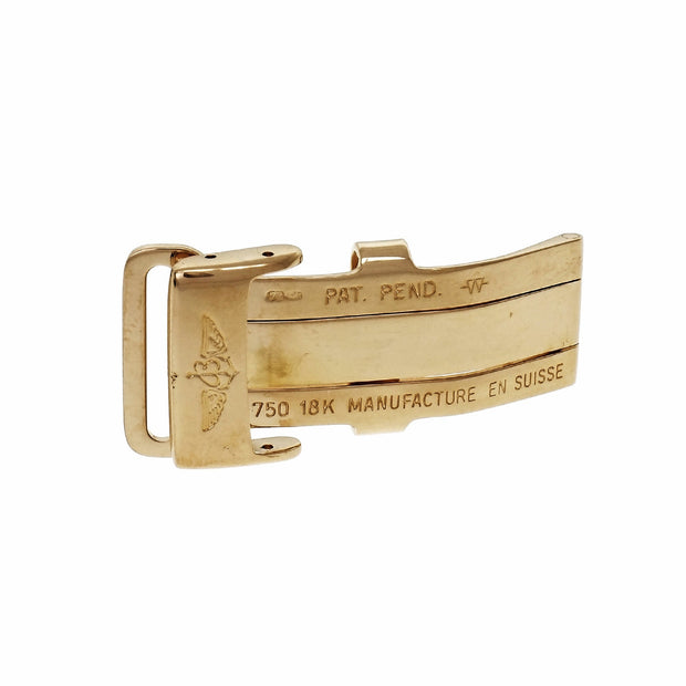 Breitling 18k Yellow Gold Deployant Buckle 16mm