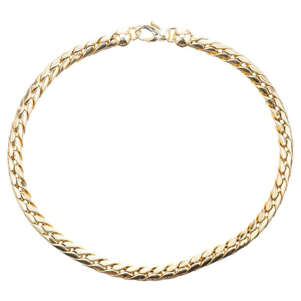 1960s Balestra Italian Yellow Gold Necklace