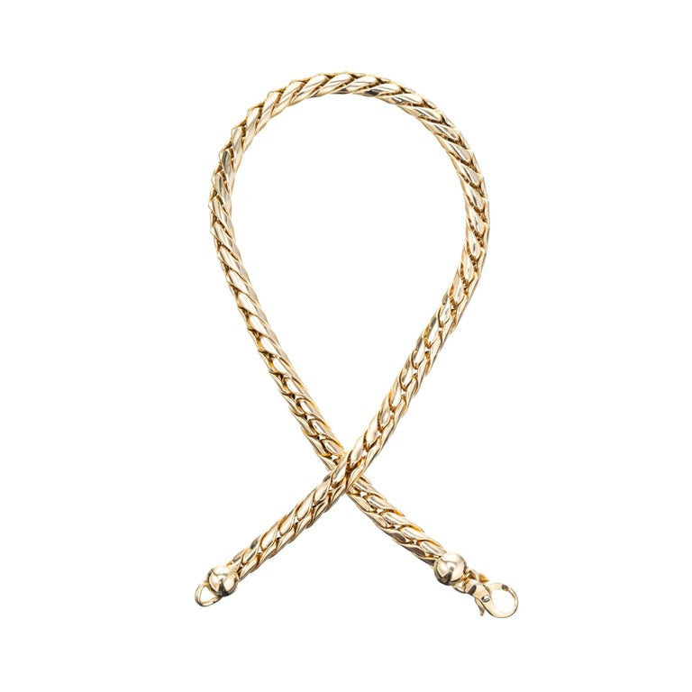 1960s Balestra Italian Yellow Gold Necklace – image 2