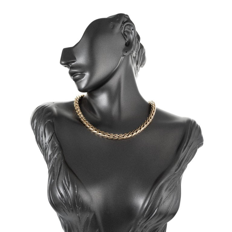1960s Balestra Italian Yellow Gold Necklace – image 5