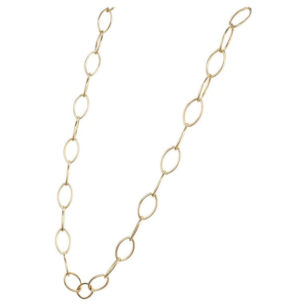 Tiffany & Co 18k Yellow Gold Oval Link Necklace