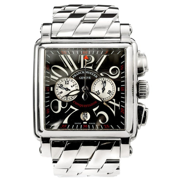 Franck Muller Stainless Steel Conquistador Cortez Chronograph