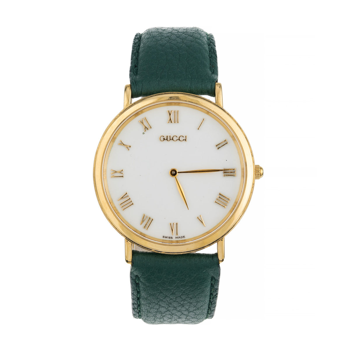Gucci Yellow Gold Mens Wristwatch