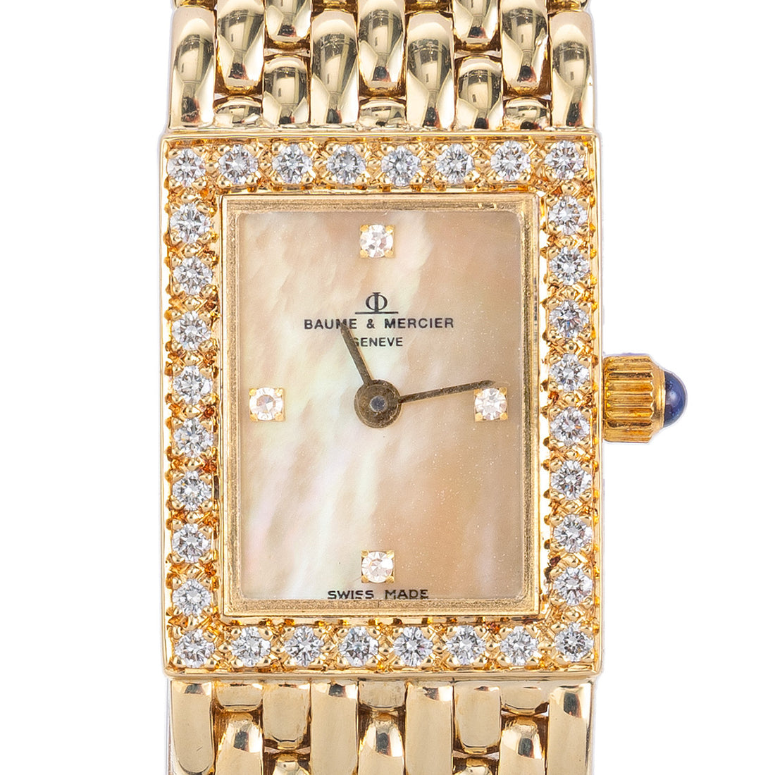 Baume and Mercier .17 Carat Diamond Yellow Gold Ladies Wristwatch – image 2