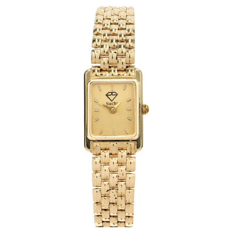 Peter Suchy Yellow Gold Ladies Wristwatch