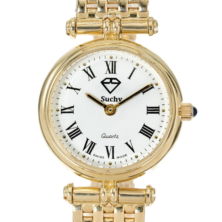 Peter Suchy 14k Yellow Gold Ladies Quartz Wristwatch – image 2