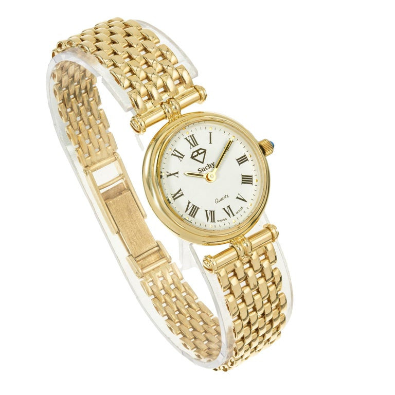 Peter Suchy 14k Yellow Gold Ladies Quartz Wristwatch – image 3