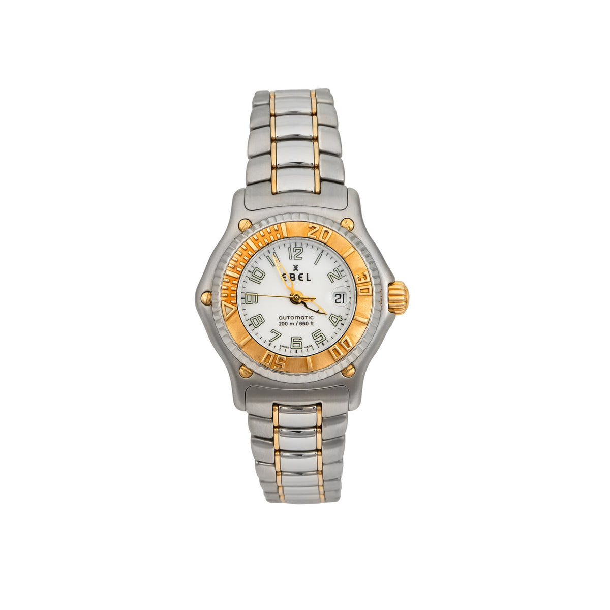 Ebel Yellow Gold Steel Ladies Discovery Wristwatch