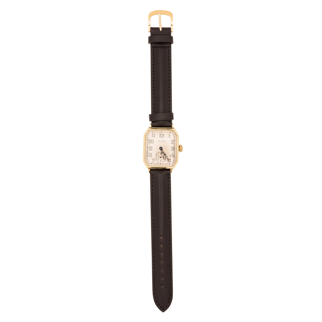 Waltham Yellow Gold Art Deco Mens Wristwatch – image 3