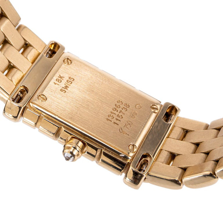 Van Cleef &amp; Arpels Ladies Diamond Emerald Yellow Gold Wristwatch – image 7