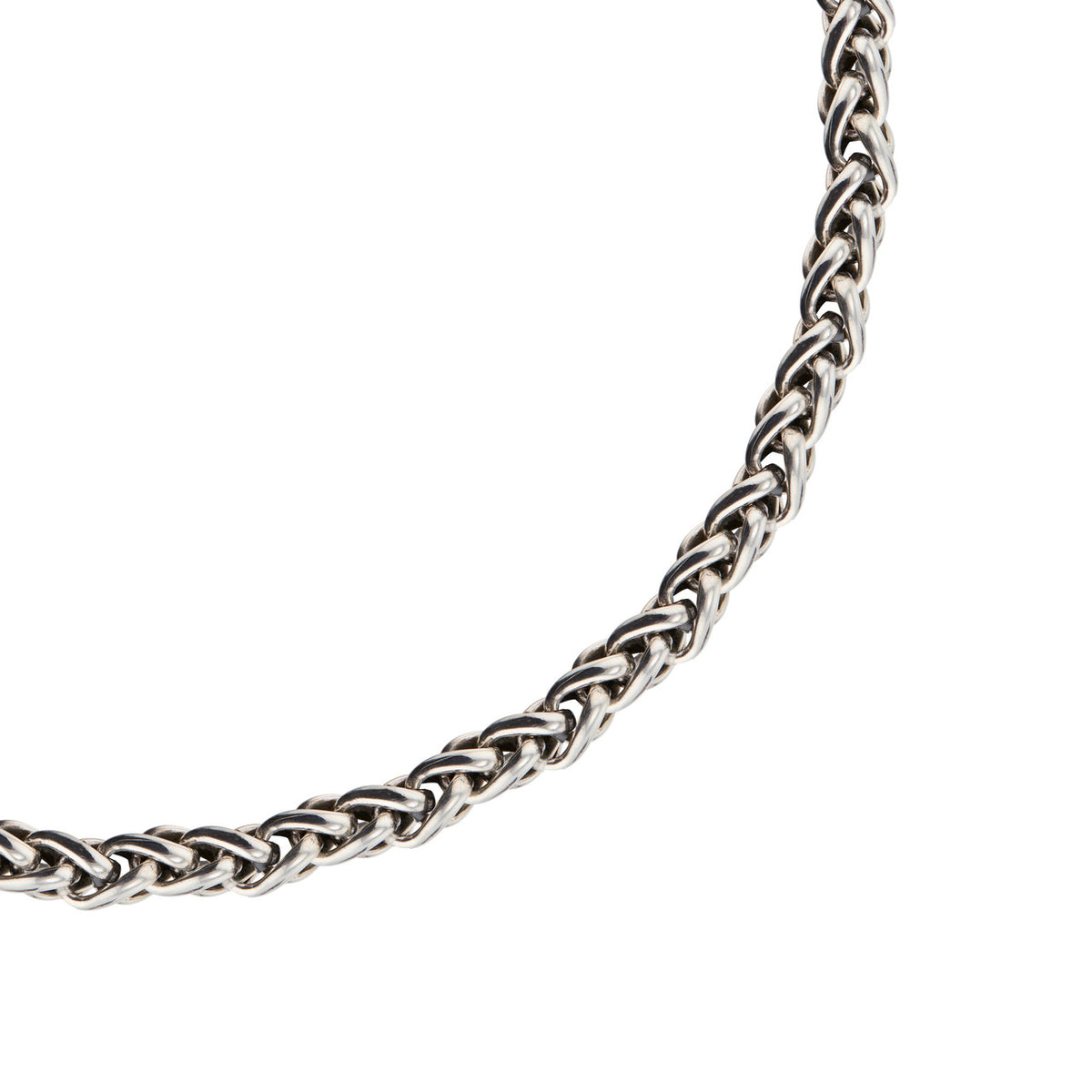 David Yurman Yellow Gold Sterling Silver Wheat Chain Necklace – image 4