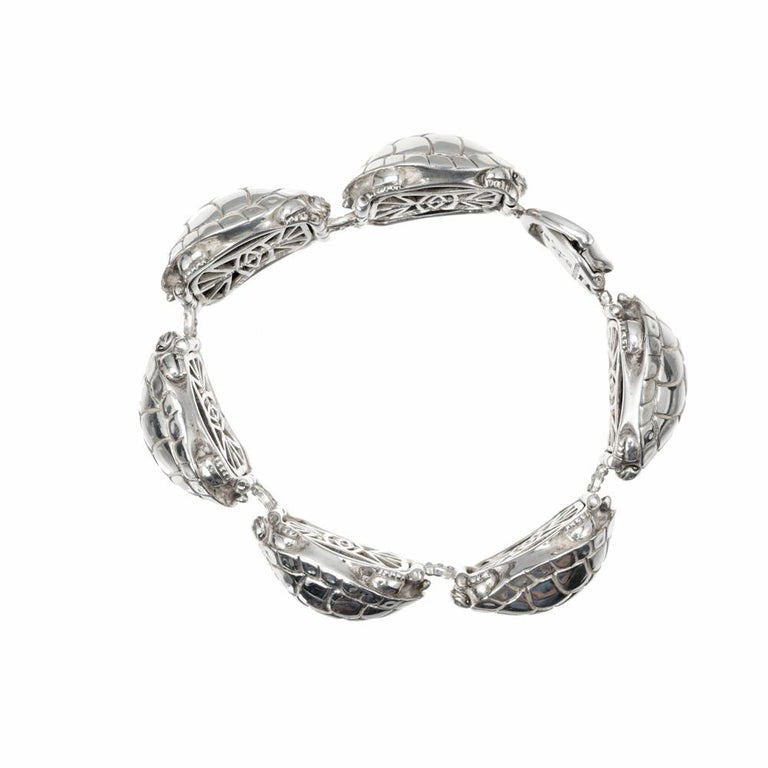 Kieselstein Cord Sterling Silver Turtle Bracelet – image 3