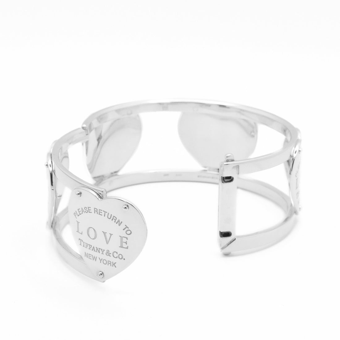 Tiffany & Co Sterling Silver Return To Tiffany Heart Bangle Bracelet – image 4