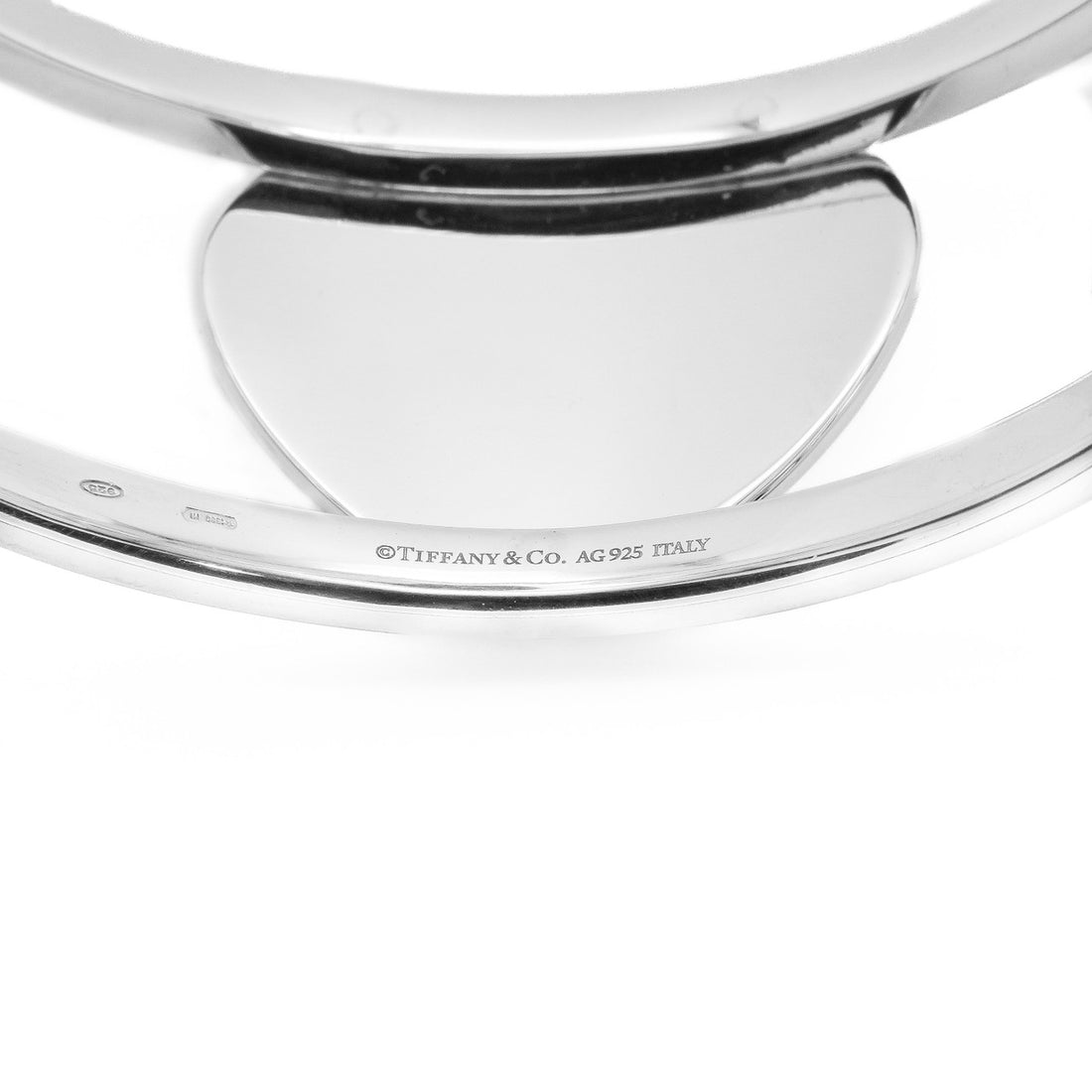 Tiffany & Co Sterling Silver Return To Tiffany Heart Bangle Bracelet – image 5